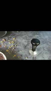 1PC 51/53/58mm Espresso Tamper with Black Wood HandleDistributor Coffee Tampers For 51/54/58mm Portafilters Coffee Tools
