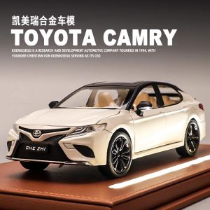 Aluminum Alloy Toyota Camry Car Model Toy Simulation Desktop Decoration Boys Pullback Vehicle Collectible Models Static Toys