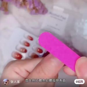 10 Pieces Cute White Peach Bubble Handmade Press On Nails Sweet Bow Pearl French Cat Eye Short Fake Nails Removable Reusable
