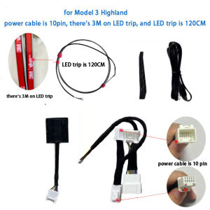 Smart Air Vent Ambient Light System Blind Spot Monitoring BSD System for Tesla New Y Juniper Model 3 Highland Model 3 Y 2021+