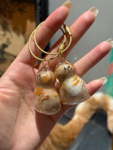 RORK | Transparent Cat Hair Storage Box Keychain