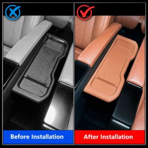 Car Middle Row Small Table Silicone Pad For Toyota Alphard Vellfire 40 Series Auto Cup Drink Holder Tray Mat Washable Protector