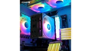 CPU Cooler 5V ARAMGB 120mm พัดลมไซส์ใหญ่แสดงลักษณะสำหรับ Socket INTELและ AMD ในช่วงเวลา ซื้อทั้งสิ้น