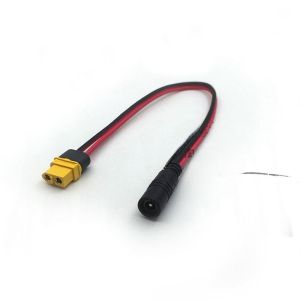 AMASS XT60 Female to Male DC5.5*2.5 XT60 Connector Charger T Plug DC5.5/2.1 Adapter Cable Universal for Remote Control Toys
