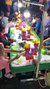 Paket Wahana mainan pasar malam Bebek cupir Simulasi wastafel dengan air berbusa