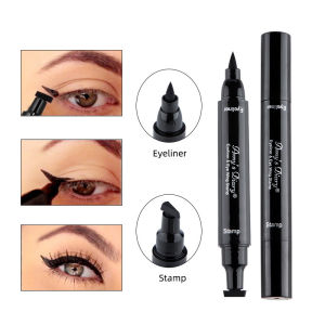 Ta💋.Amy Diary Eyeliner Stamp 2 In 1 Waterproof Liquid Eyeliner Pensil Waterproof Ukuran Stamp Small / Big Bisa COD