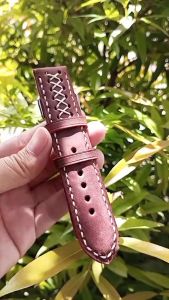 Tali Jam Kulit Asli Sapi Crazy Horse Coklat Custom Garansi 1 Tahun
