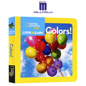 National Geographic Kids Look and Learn: Colors! (National Geographic Little Kids Look and Learn) Board book – Picture Book by National Geographic Kids Original English books