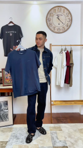 Hammer Men Basic Tshirt Z1TO001N1 | Kaos Pria Lengan Pendek Navy