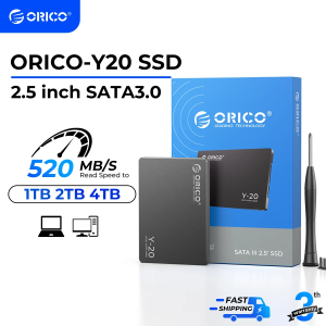 ORICO | ORICO 1TB SATA SSD 2.5 Inch Internal Solid State Drive up to 500MB/s SATA III 6Gbps Desktop Laptop NAS DIY External Drive Y20