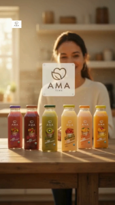 AMA Time 100% Organic Healthy Fruits Juices 300ml-Imported from Chile