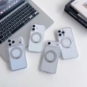 For 18 Pro Max 360° Rotate Fold Bracket For Magsafe Cases For iPhone 18 17 Air 16 15 14 Plus 13 12 Pro Max Wireless Charge Cover