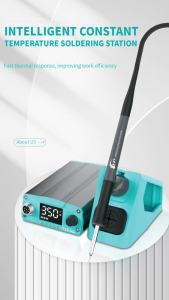 HZY T12 Max Soldering Station 75W For Mobile Phone Motherboard Repair With T12 Tip Soldering Iron Fast Heating Welding Tools Kit