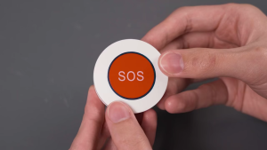 Holakay Tuya ZigBee SOS Button - 1 Click Emergency Alarm for Elderly Kids APP Alert Home Hospital Safety&zwnj