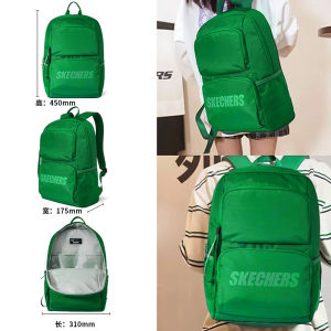 Skechers Canvas Outdoor Backpack Dung Tích Lớn Cho Sinh Viên Đa Năng Thường Ngày Đi Du Lịch Thường Ngày Có Túi Đựng Thức Ăn