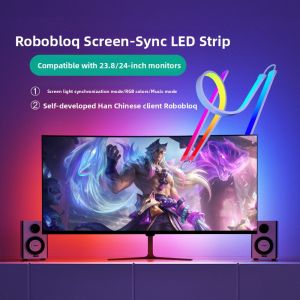 SHUOYU | RGB Computer Display Ambience Light LED Synchronized Color Chasing Light Strip