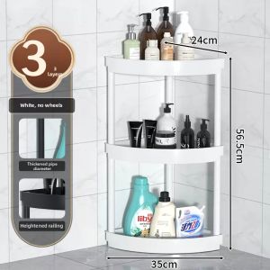 MINGZHIYIFAN | Corner Bathroom Storage Rack