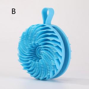 HNKMP | New Silicone Body Scrubber Loofah Double-Sided Bath Brush Shower Scrubber Scalp Massager Shampoo Brush For Women Men