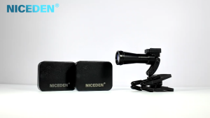 NICEDEN 5W Wireless Dental LED Headlamp 60000lux Portable LED Light For Loupes 2 Rechargeable Batteries Yellow Filter Kit