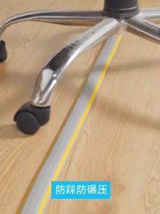 PVC Anti Step Floor Trunking Surface Mounted Home Open Line Fixed Decoration Cover Ugly Line Artifact Soft Wire Trough protectio