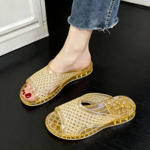 JIFANPAUL | Stylish Hollow Thick Sole Slippers Anti-slip
