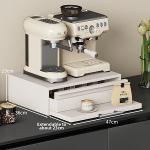 MINGZHIYIFAN | Coffee Machine Metal Organizer Storage Rack