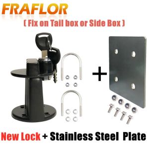 Fastener for 3L 4L 5L Fuel Tank Mount Petrol Can Jerrycan Holder for Motorcycle Spare Oil Tanks Container Fixture Bracket Lock