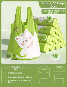 ReeDoon | Thickened Drawstring Bag Trash Bin Liner Large Capacity Household