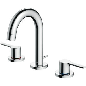 Dual Handle Basin Mixer Faucet 8 Inches
