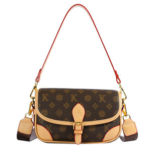 Fashionable Large Capacity Womens Shoulder Bag 2026 New Style Popular Casual Simple Style PU Leather Print Daily Use Bag