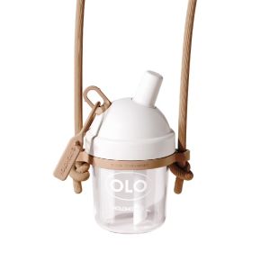 Holoholo Milky Tea Cup Thick Straw Suction Pearl Water Cup Kids Porridge Handy Gadget Portable Convenient Cup Girl