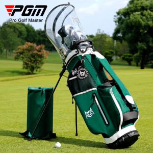 PGM Double Ball Bag Cap Golf Bag Ball Bag Men and Women Bracket Bag Stylish Korean Fashion Transparent Ball Bag Golf Caddie Bag