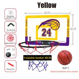 Basketball Hoop Ring Basket Bola Mini Anak Dinding Indoor NBA Ring Basket Dinding Indoor Portable Anak Birthday Gift Mainan Anak