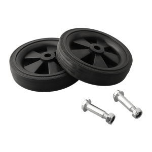 2pcs Air Compressor Caster Wheels 6 Inch Non-Slip Silent Plastic For Air Pumps Oil-free Machines Air Compressor Accessories