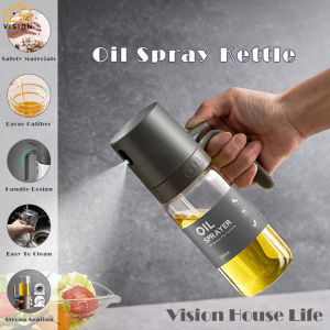 Tầm Nhìn 250Ml Loại Báo Chí Phun Dầu thủy tinh gia dụng Phun Leakproof Dầu bình phun nước Giấm Phun Dispenser Thịt Nướng bình xịt
