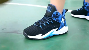 youNme Basketball Shoes For Kids Boys High Cut Sneakers Korean Rubber Sports Shoes Size 29 To 40