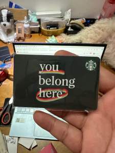 2024 Starbucks Phils You Belong Here Card USABLE