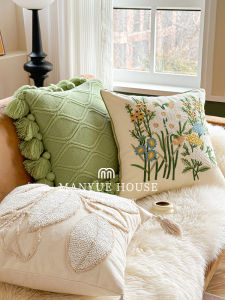 MANYUE HOUSE | French Embroidered Cushion Cover Without Filler