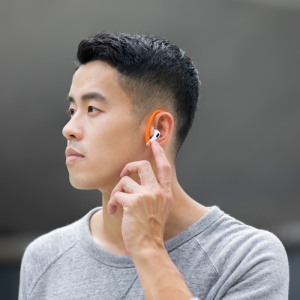 UNIQ Nexo Active Hybrid Silicone Airpods Pro 2nd GEN 2022 Case with Sports Ear Hooks - Ultimate Grip, Workout Protection