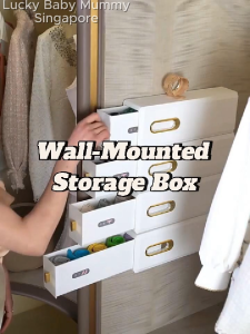 Wall-Mounted Storage Box | Underwear & Sock Storage|DrawerorFlip-TopStyleOrganizer|Fireheart Warrior