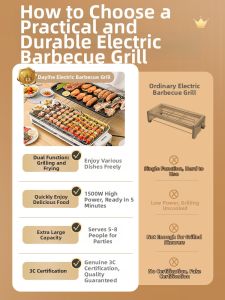 DAYIHE | Smokeless Home Use Electric BBQ Grill
