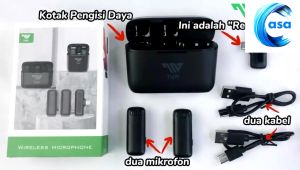 SCUDOS X9 Wireless Dual Lavalier Microphone Plug & Play Lapel Mic with Charging Case Mikrofon for TikTok YouTube Facebook Live Stream Vlog Video Recording Noise Reduction Auto Sync