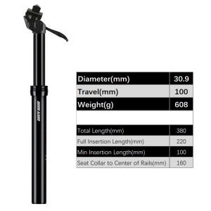 WALGUN 25A Mtb Telescopic Seatpost 27.2\30.9\31.6mm Hydraulic Height Adjustable Bike Seat Post Manual Mountain Bicycle Seat Tube