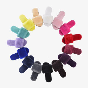 Special Sale Matching Style Slippers Childrens Slippers Home Girls Imitation Wool Slippers Flip Flops Non Slip Womens Casual