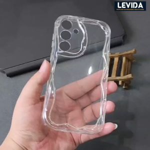 Softcase Silikon Bening Melting Case Gelombang Samsung S24 FE
