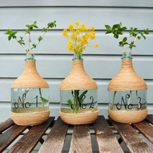 Tali Rami Goni 2mm dan 3mm Gantungan Dekorasi Hemp Rope Vintage DIY Pot Aksesoris Kerajinan dll