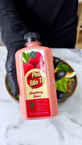 Xốt Phúc Bồn Tử Paradise xốt salad - chai 330ml - Dùng cho các món salad rau hoa quả.