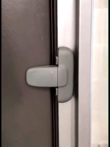 10Pcs Child Lock Protector Cabinet Fridge Door Lock Door Fastening Buckle T-type Double Button Kids Drawer Security Lock Home Fridge Door Lock Latch Catch