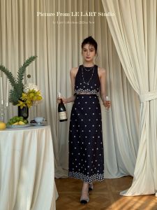 Spring/Summer 2024 New Arrival Korean Style Sense of Design Embroider Ruffles Asymmetrical Vest Suit French Elegant Dress