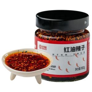 Authentic Sichuan Hot Oil Chili Sauce for Cold Dish Dumpling Dip Traditional Spicy Flavor Home Use Condiment 180g Jar
